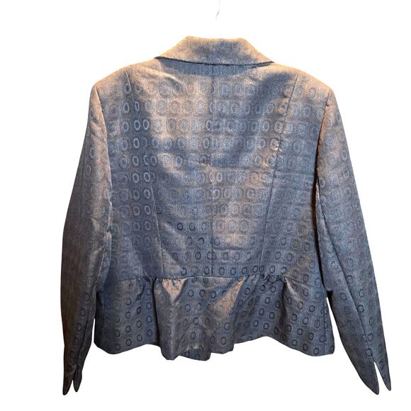 Kasper 14 Black 3 Button Women's Blazer Jacket Suit Coat Misses Size Large L - Picture 6 of 7